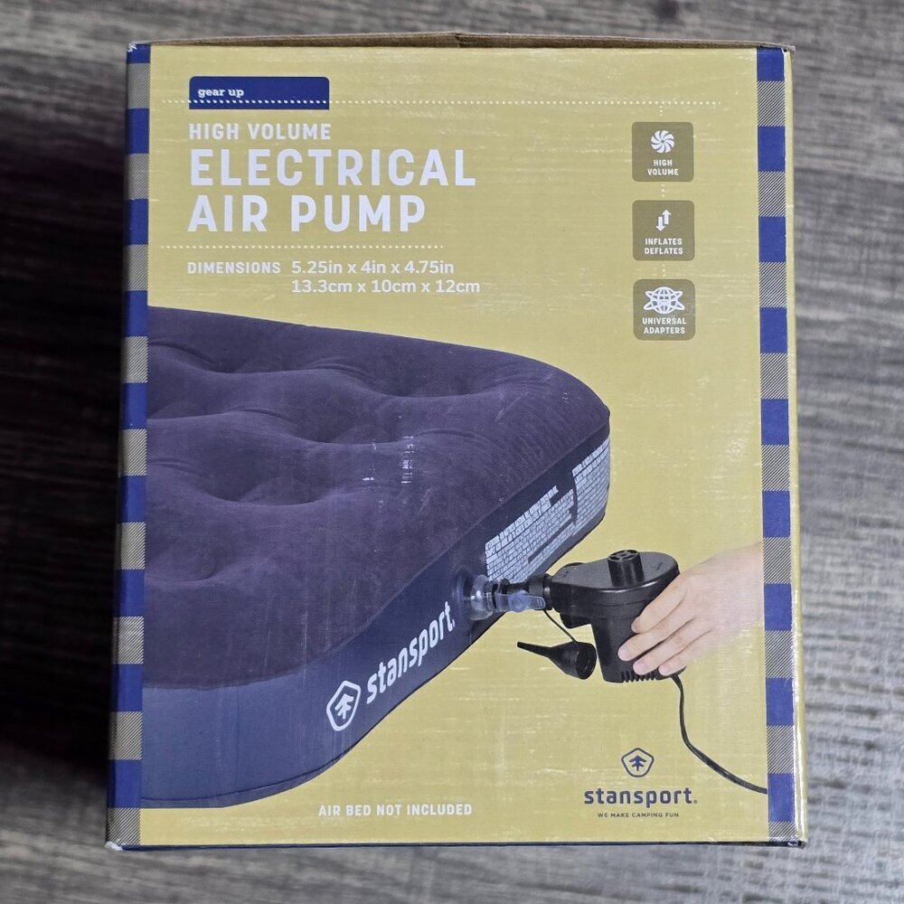 Stansport High Volume Electrical Air Pump Brand New Never Opened - Picture 4 of 4